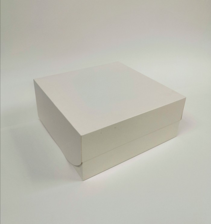 Коробка для 9 капкейков 250*250*110 см с ложементом, белая