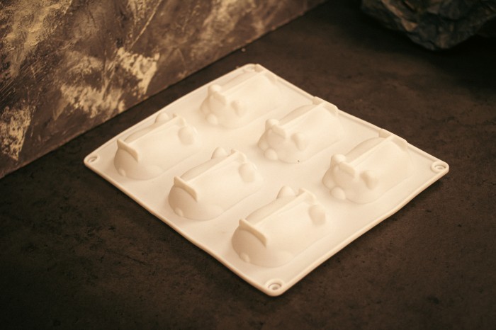Форма для выпечки и муссовых десертов «Наф-Наф», 20×16,6×3 см, 6 ячеек, 6,5×4 см