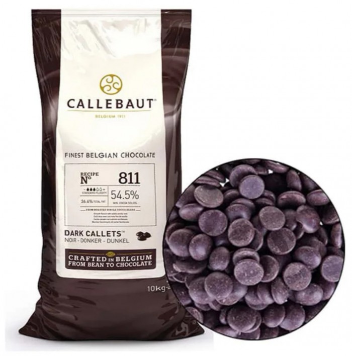 Шоколад Бельгия темный 54,5% Callebaut (вес)