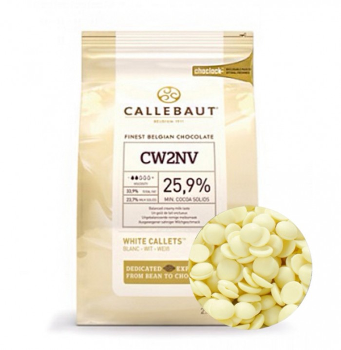 Шоколад Бельгия белый 25,9% Callebaut (вес)
