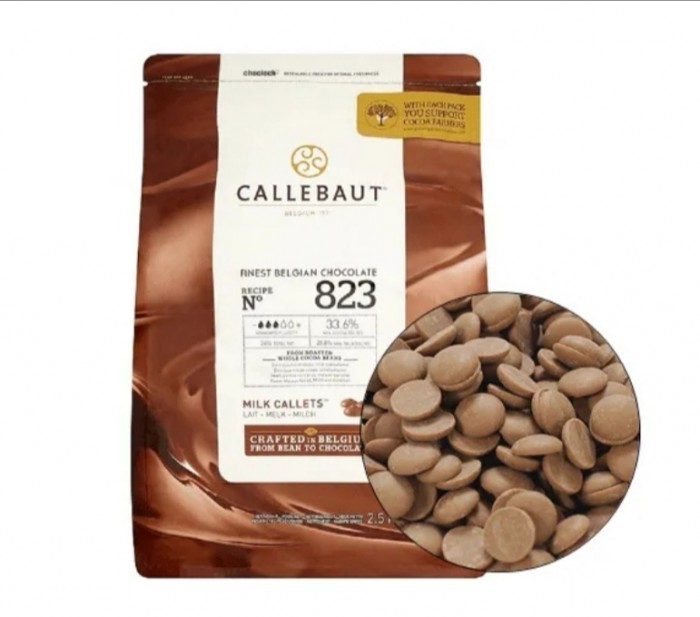 Шоколад Бельгия молочный 33,6% Callebaut (вес)